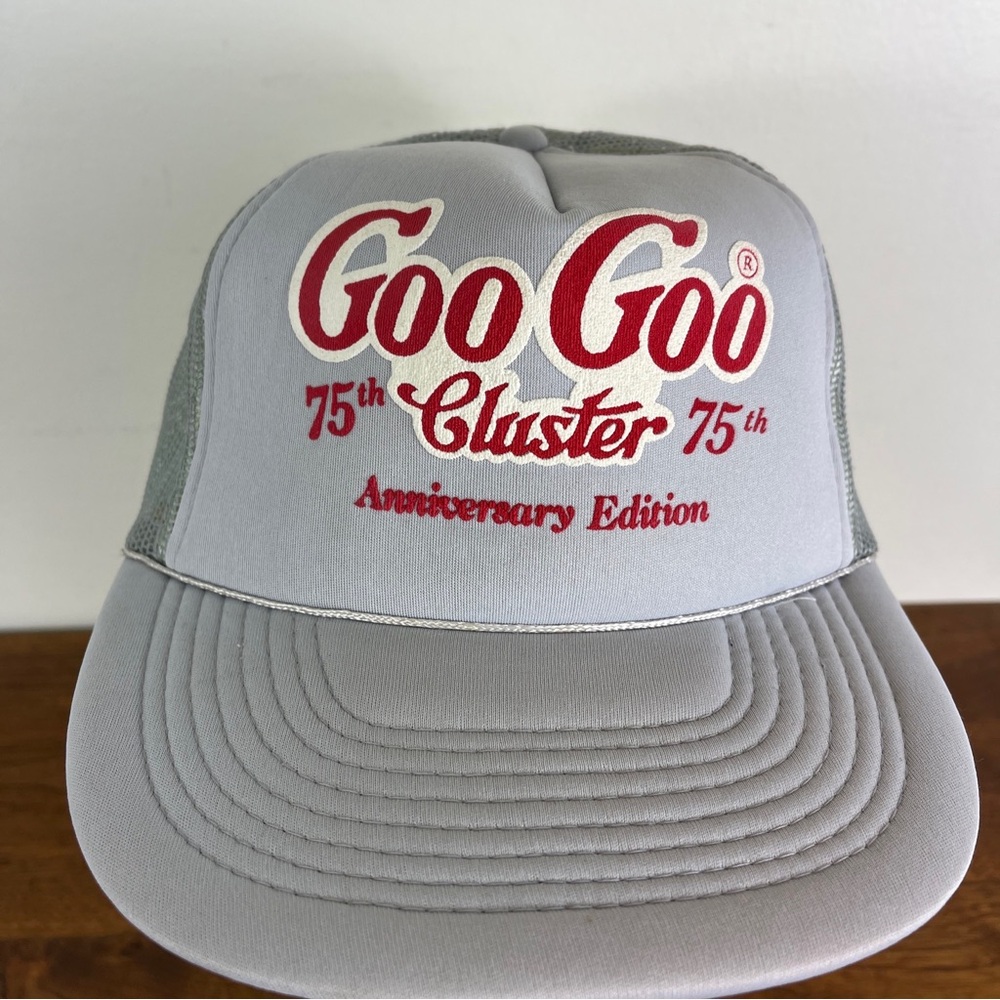 Vintage 1987 Goo Goo Cluster Candy 75th Anniversary Trucker Hat Snapback cap